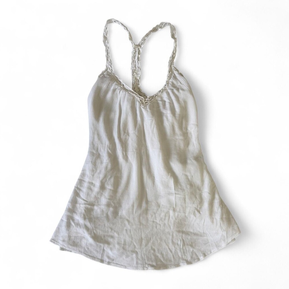 LUSH Clothing Women's White and Cream Dress
